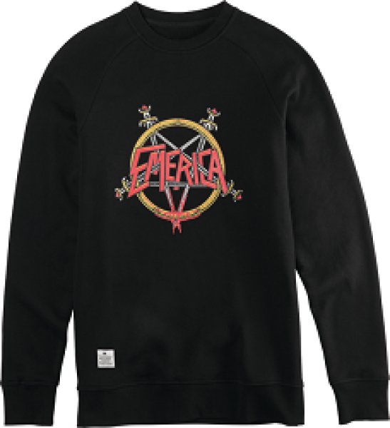 画像1: Emerica. ARROWS CREWNECK [BLACK M] (1)